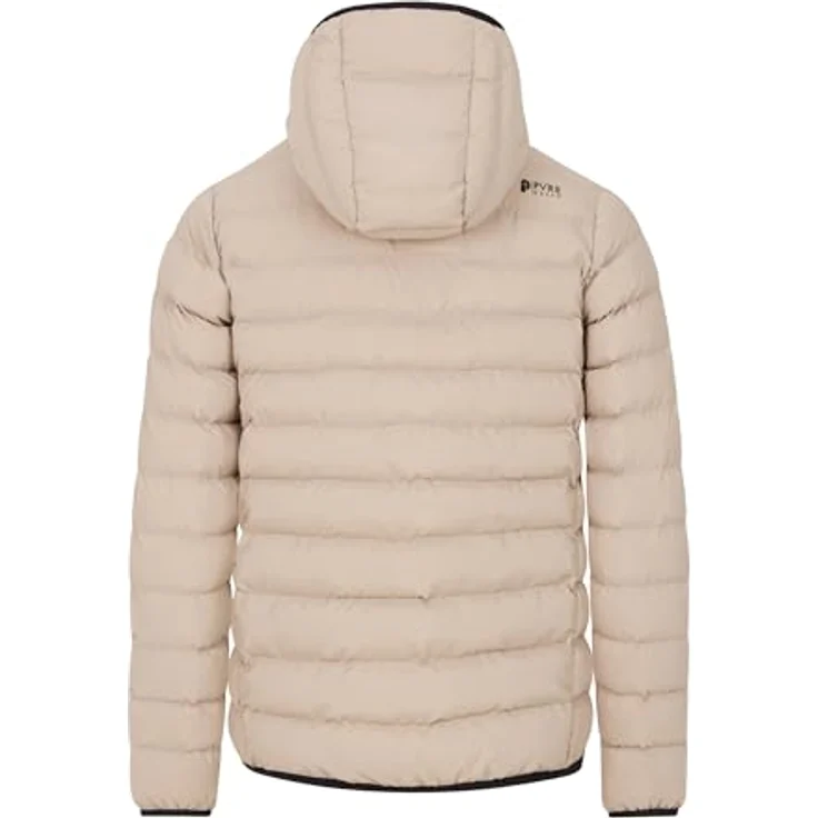 PROTEST PRTBASSO Outdoor Pufferjacke, umweltfreundlich aus Recyclingmaterial, normale Passform, Farbe: BambooBeige, Größe M – Bild 4