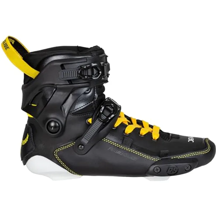 Powerslide Tau Bis_onte Inline Skate, leichter Freestyle Boot mit carbon-shelled Unterstützung für Urban und Fitness, schwarz