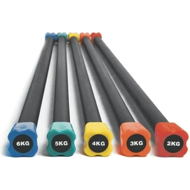 Toorx Body Bar 3 kg, Fitnessgerät in Orange für effektives Krafttraining