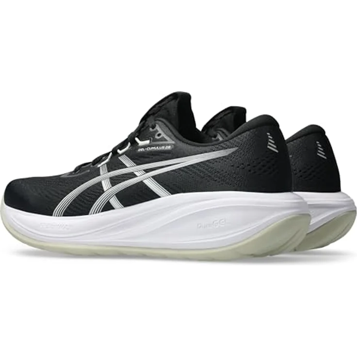 Asics Gel-Cumulus 28, Leichter Laufschuh mit FF BLAST MAX Dämpfung, black/white, Größe: 9.5 – Bild 14