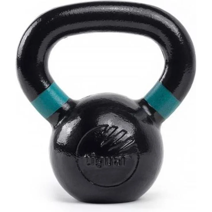Tiguar Kettlebell, 6 kg aus Gusseisen, ergonomischer Griff, matt beschichtet, einteilig gegossen für erhöhte Stabilität, kratzfest