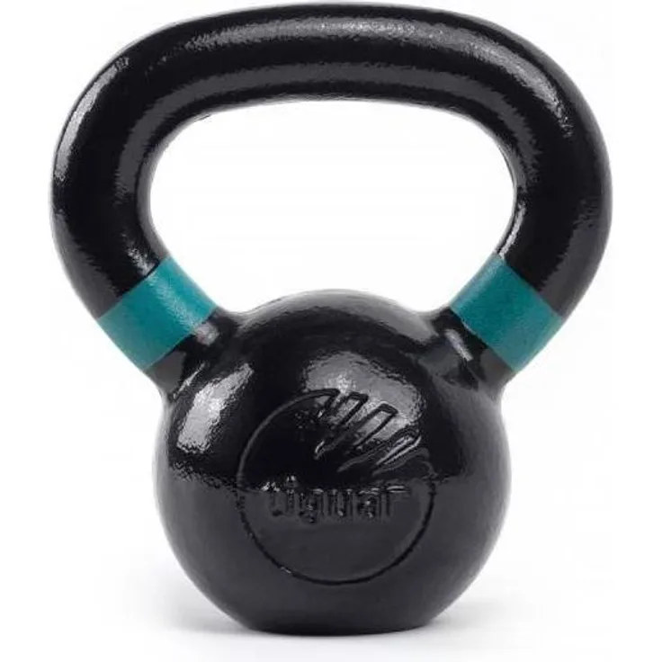 Tiguar Kettlebell, 6 kg aus Gusseisen, ergonomischer Griff, matt beschichtet, einteilig gegossen für erhöhte Stabilität, kratzfest