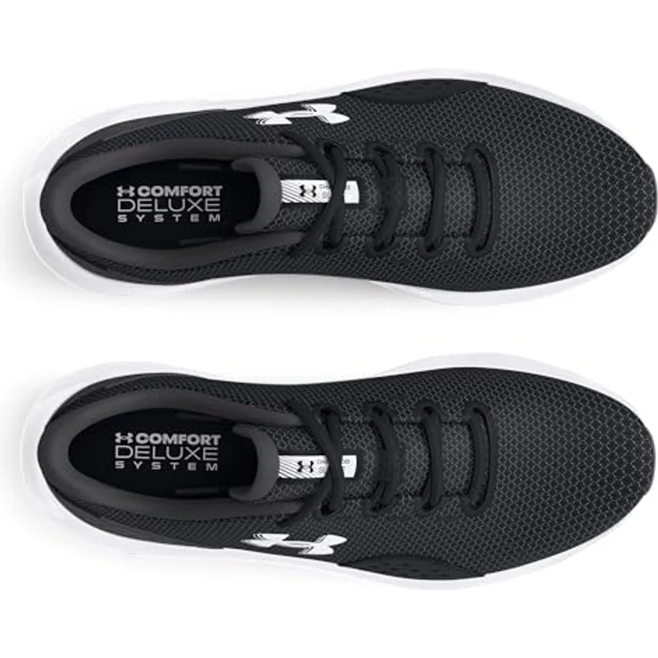 Under Armour UA Charged Surge 4, Laufschuhe mit reaktionsfreudiger Dämpfung, schwarz, Größe 47.5 – Bild 3