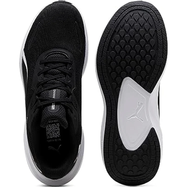 PUMA Skyrocket Lite Sneaker, Laufschuhe mit Profoam Dämpfung, Schwarz, recycelte Materialien – Bild 4