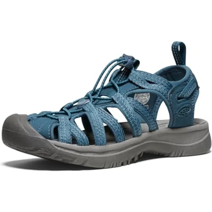 Keen Whisper W, Damen Wanderschuhe mit Schnellverschluss, Smoke Blue, Größe 39.5