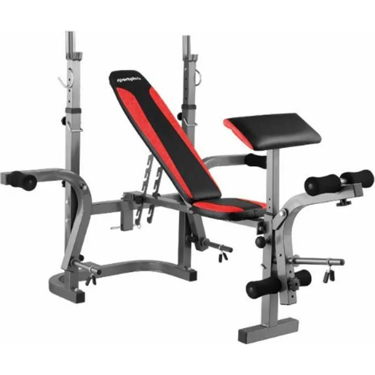 SportPlus I multifunktionale Hantelbank I Langhantel Hantelbank, verstellbar und klappbar, max 100 kg, blau SP-WB-003-B – Bild 9