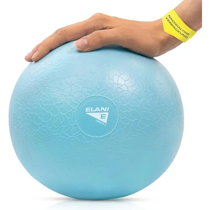 ELANI Pilates Ball - nachhaltig, rutschfest & extrem belastbar - als Beckenboden Ball oder Soft Pilates Ball einsetzbar | Gymnastikball klein - 25 cm – Bild 1