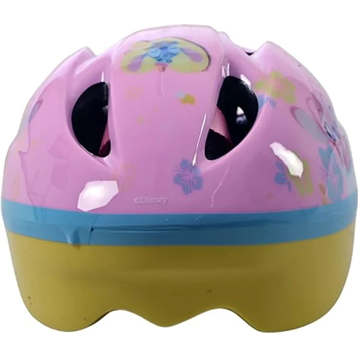Volare Disney Stitch Kinder-Fahrradhelm, verstellbar (52–56 cm), extraleicht (240 g), Klickverschluss & Belüftung, TÜV-geprüft, rosa für Mädchen ab 3 Jahren – Bild 5