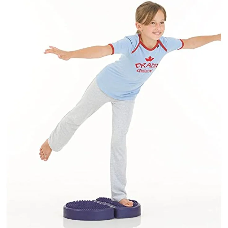 Togu Unisex Togu Aero-step, Blau Gleichgewichts- und Koordinationstrainer, Luftgefülltes Trainingsgerät – Bild 4