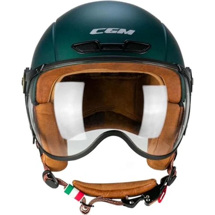 CGM EBI Skihelm, unisex für Erwachsene, satingrün, M (57-58 cm), doppelt zertifiziert für Ski- und Fahrradgebrauch, mit Air Stream System und abnehmbaren Innenausstattungen – Bild 4