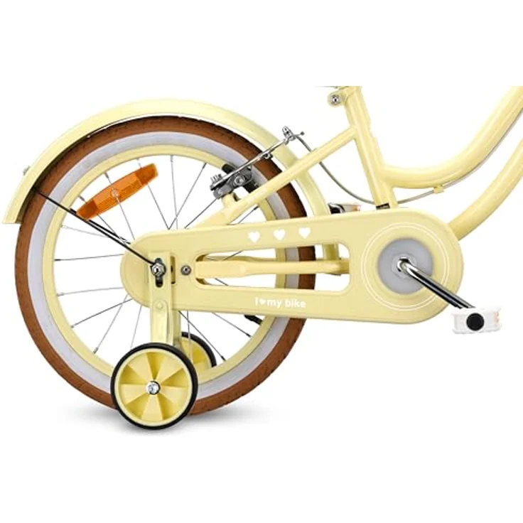 Sun Baby Kinderfahrrad SUN BABY Heart Bike 16 Zoll mit Stützrädern, Butter Yellow, für Kinder bis 50 kg – Bild 2