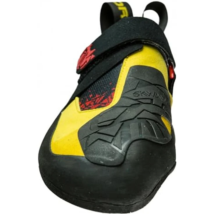 LA SPORTIVA Skwama, Sensibler flexibler Kletterschuh für Unisex, Größe EU 40.5, Farbe Gelb-Schwarz – Bild 3