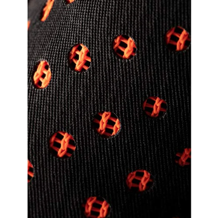 Mammut Herren Comfort Fast Adjust Klettergurt, Atmungsaktives Gewebe, Splitt Webbing Technology, Schwarz-Safety Orange, XL – Bild 3