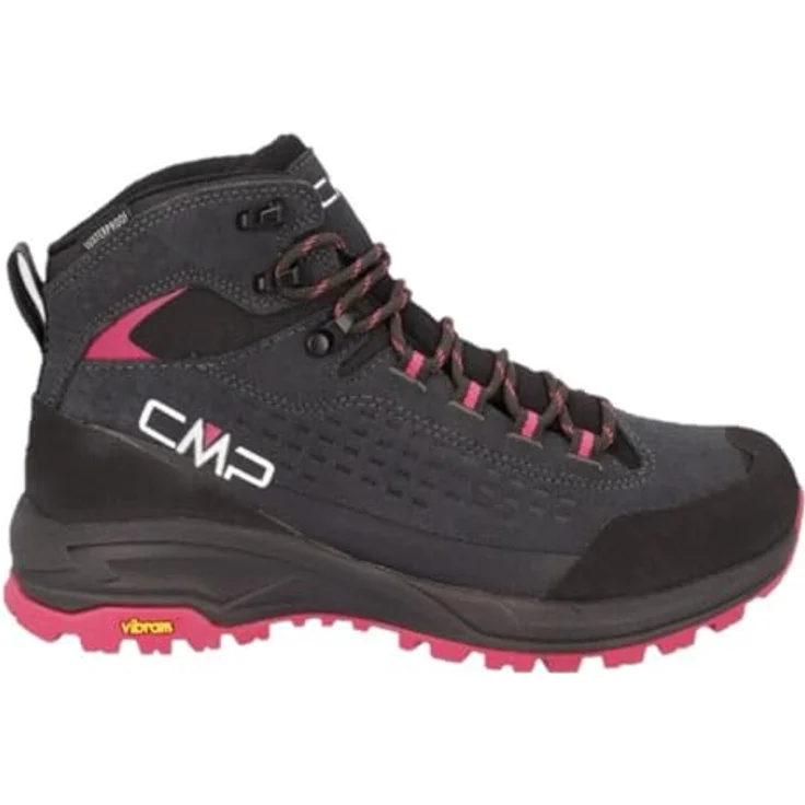 CMP Damen Trekkingschuhe VERTYX MID, wasserfeste Wanderschuhe mit robuster Laufsohle aus Leder und Textil – Bild 1