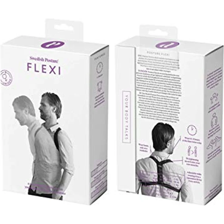 Swedish Posture® Flexi Geradehalter & Rückentrainer | sofort bessere Körperhaltung | weniger Rücken- & Schulterschmerzen | zur Physiotherapie, gegen Arthrose & Impingement – Bild 4