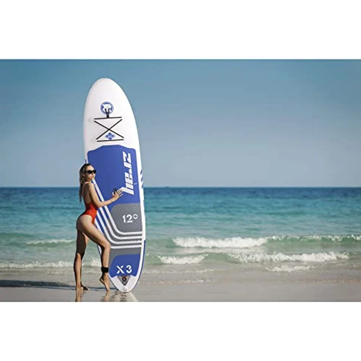 Zray X3 X-Rider Epic 12' (365 cm) Paddleboard, Stand-Up Board in Blau, Schwarz, Weiß, Kunststoff, 81x15x365 cm – Bild 3