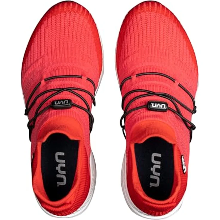 UYN Free Flow Tune Slip-on Sneaker, Merinowolle und technisches Knit-Gewebe, Damen, pink/orange, Größe 35 – Bild 4