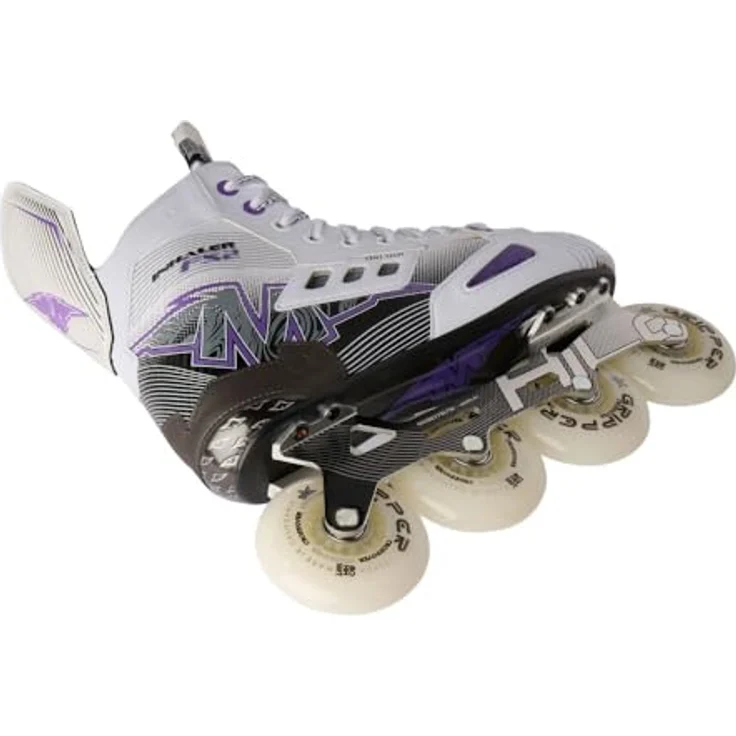 Mission Inhaler FS2 Inliner Skate Senior, Größe 9 (44.5), mit einteiligem Aluminium-Chassis, ABEC 7 Kugellager und Gripper Soft Wheels – Bild 3