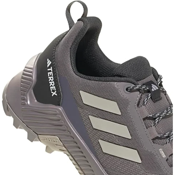 adidas TERREX EASTRAIL 2.0, Wanderschuh mit abriebfesten Overlays und Traxion Außensohle, schwarz – Bild 4