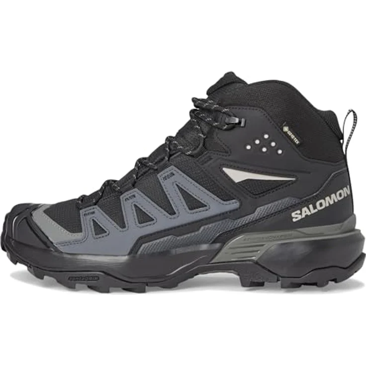 Salomon X Ultra 360 Mid GTX, Wanderschuhe mit Gore-Tex-Membran und hohem Schaft, schwarz – Bild 5