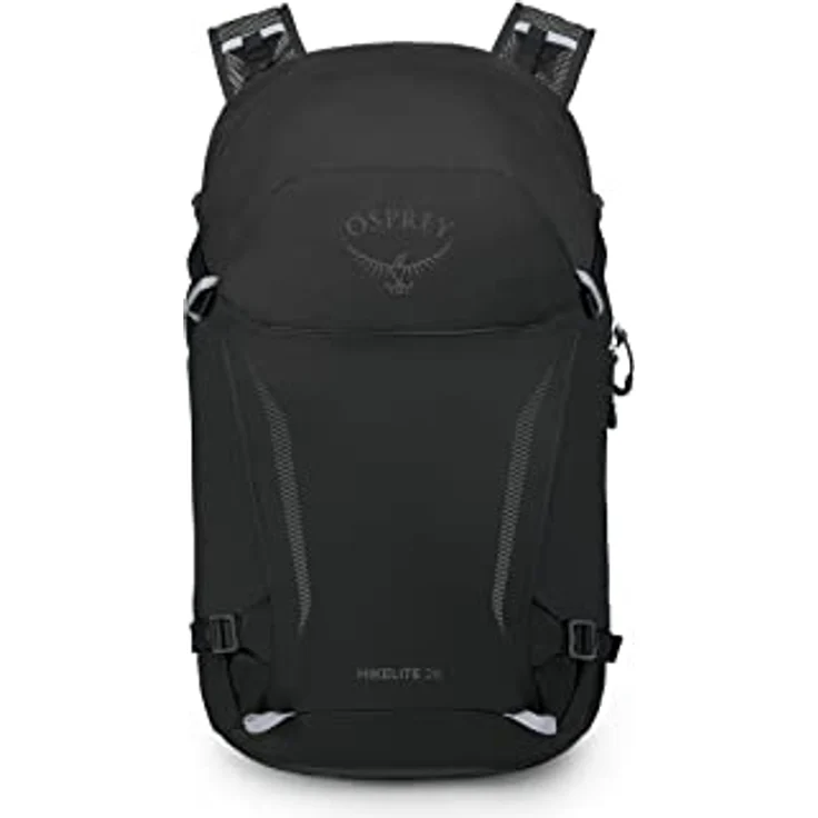 Osprey Hikelite 26 Black O/S, Wanderrucksack mit Mesh-Rückenplatte für hervorragende Luftzirkulation – Bild 2