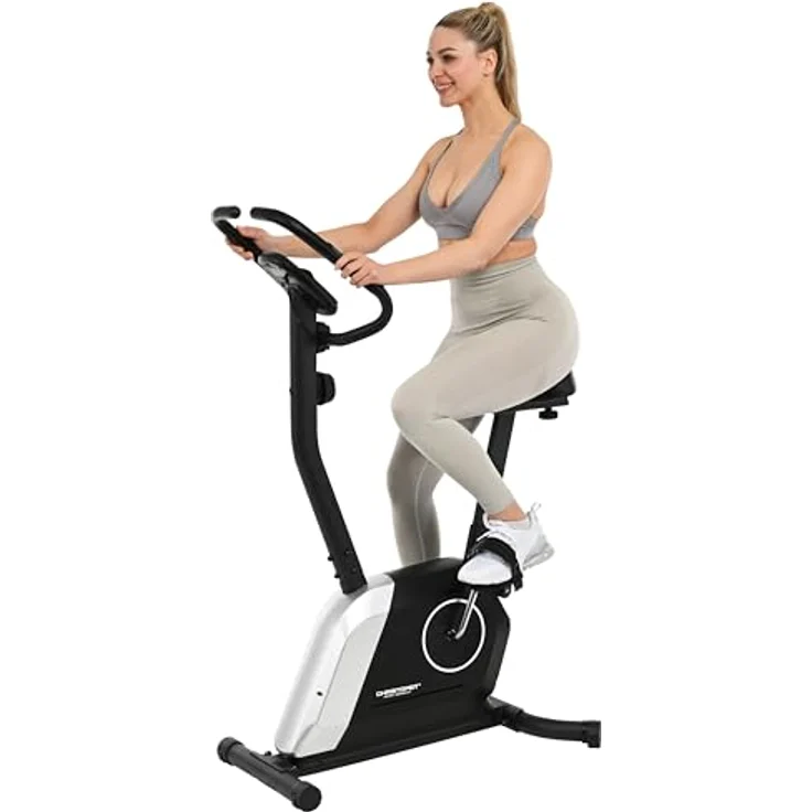 Christopeit Heimtrainer „Active“, leises Fitnessbike mit Magnetbremse, 14 Widerstandsstufen, LCD-Display, Pulsmessung, Tablet-Halterung – idealer Ergometer für das Heimtraining – Bild 1