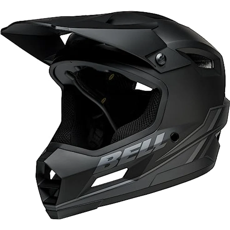 Bell Sanction 2 Dlx Mips Downhillhelm Schwarz M - Leichter Parkhelm mit ventilierte DH Air-Polsterung – Bild 3