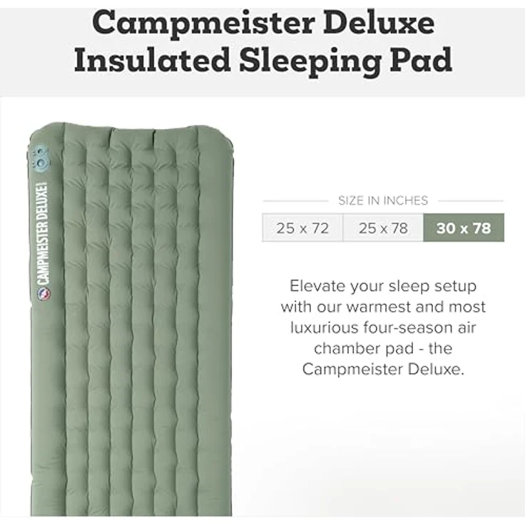Big Agnes, Isomatte mit PrimaLoft-Füllung, extrem warm und bequem, kleines Packmaß, leicht – Bild 4