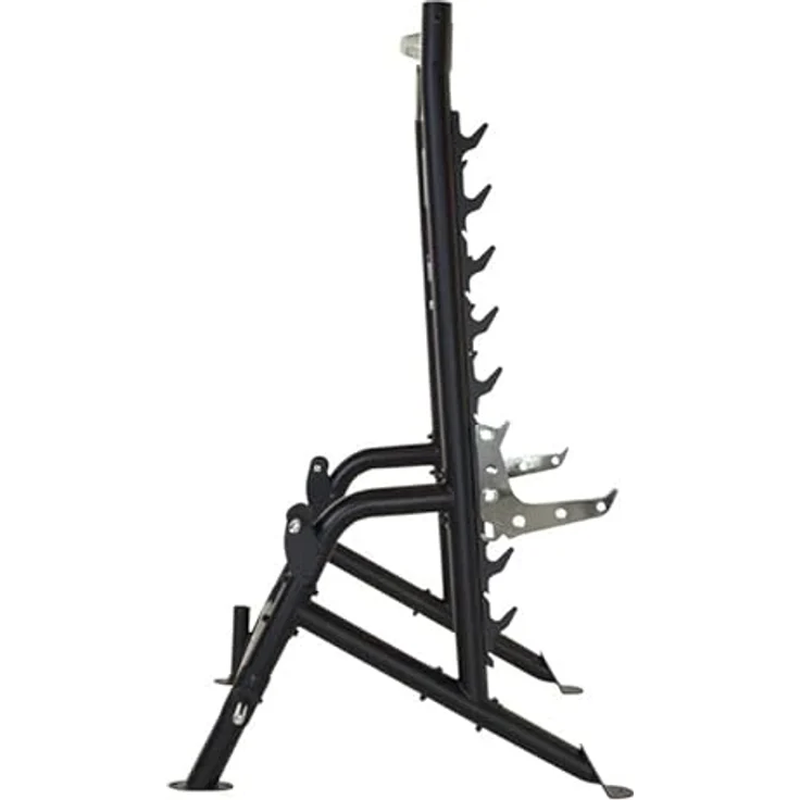 Inspire Squat Rack mit Klimmzugstange und verstellbaren Sicherungen - Schwarzes Kraftsportgerät mit 270 kg Maximallast – Bild 5