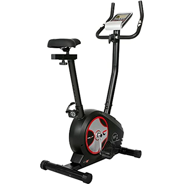 Christopeit Sport Ergometer Fahrrad-Heimtrainer BT 4-24-Stufig, bis 120kg Gewicht, 7kg Magnet-Bremssystem, LCD-Display – Bild 3