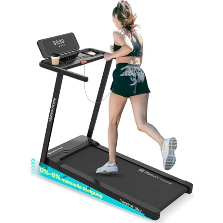 Mobvoi Home Laufband Ultra, 3-in-1 Gehpad mit 6% Steigung, 2,5 PS, Bluetooth, große Lauffläche, bis 12 km/h, max. 120 kg