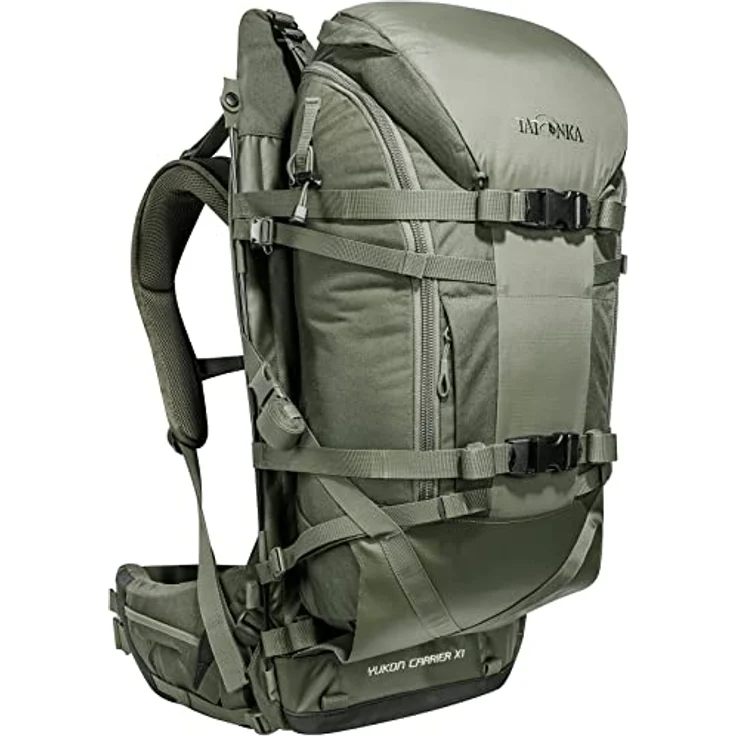 Tatonka Yukon Carrier X1, Trekkingrucksack 74 cm, 100% Polyamid, olive – Bild 3