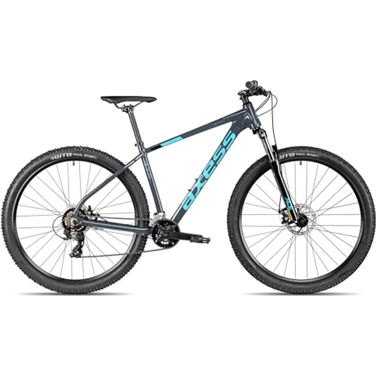 Axess Sandee Mountainbike, MTB-Hardtail mit 14-Gang Schaltung und mechanischen Scheibenbremsen, Farbe: Grey, Rahmengröße: 17 Zoll, Laufradgröße: 29 Zoll – Bild 1