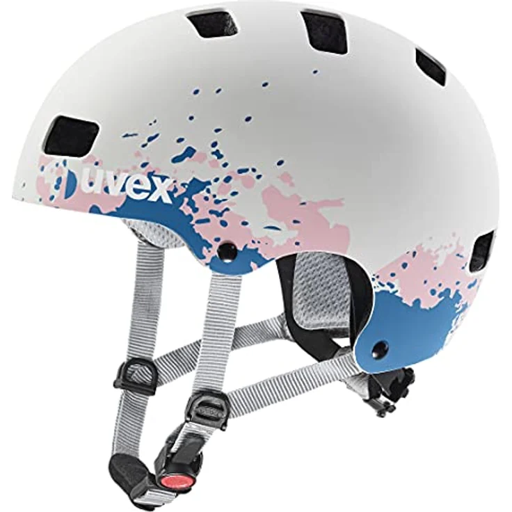 Uvex kid 3 cc grey-grapefruit matt 51-55 cm – Bild 2