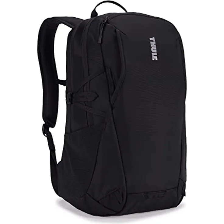 Thule Enroute Backpack 23L, Black - Laptop- und Tablet-Schutz, Wasserfeste TPU-Tasche, Organisationsfächer