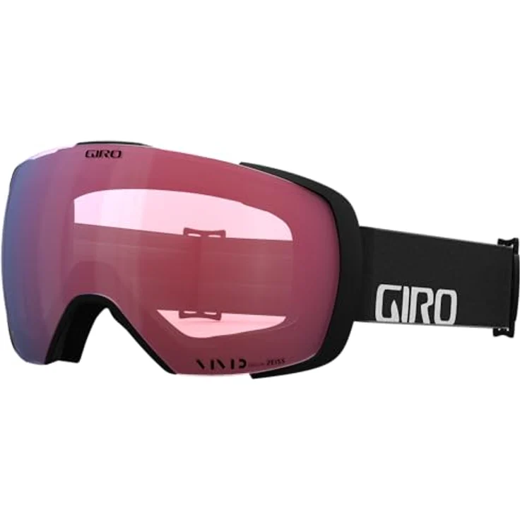 Giro Herren Skibrille Contact, Black Wordmark, L, EVAK Belüftung, EXV Sichtfeld, magnetisches Scheibenwechselsystem – Bild 3