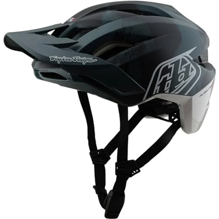 Troy Lee Designs Flowline SE MIPS Helm, Badge, camo gray, für Kopfgrößen 53-56 cm, XS/S – Bild 4
