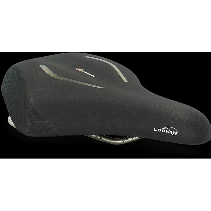 Selle Royal Lookin Evo Relaxed, Velosattel mit Royalgel und atmungsaktiver Biotex-Beschichtung, Stracciatella-Farbgebung