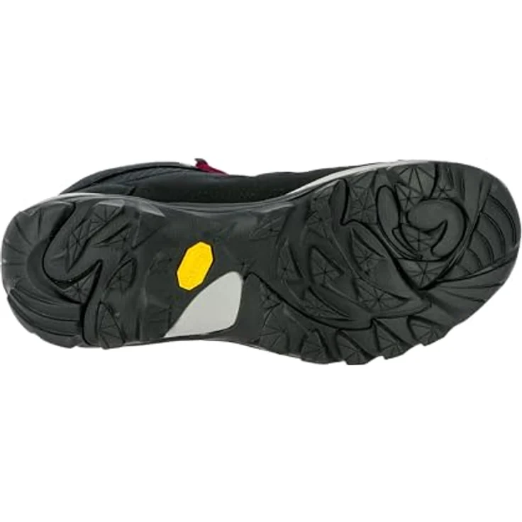 Brütting Damen Wanderschuhe, robuste Outdoorschuhe mit Schnürung, flacher Absatz 2 cm, Größe 42, Schwarz – Bild 6