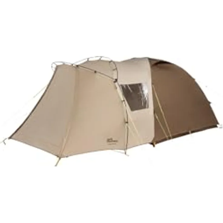 Jack Wolfskin Grand Illusion Iv Kuppelzelt, White Pepper, Einheitsgröße, Fast-Pitch-System, Extrem windstabil