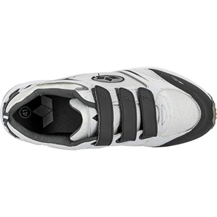 Lico Marvin V, Herren Laufschuhe mit Klettverschluss, Nylon-Obermaterial, Gummilaufsohle, Weiß, Größe 45 – Bild 5