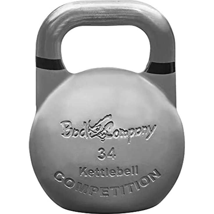Bad Company Competition Kettlebell I Kugelhantel aus Stahl I Schwunghantel Workout in verschiedenen Gewichtsstufen I 34 kg