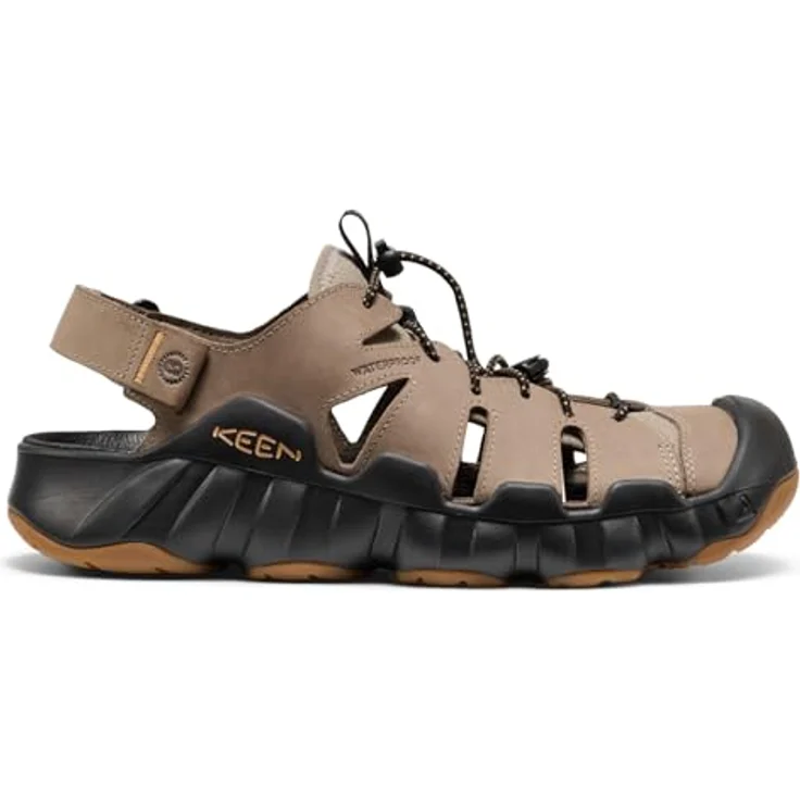 KEEN HYPERPORT FISHERMAN LEATHER, Trekkingsandale aus Leder und Textil, braun, 10,5 – Bild 2