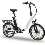 VecoCraft E-Pax E Bike klapprad, Elektro klapprad 20 Zoll, 36V 13Ah Akku, bis zu 95km Reichweite, 250W Heckmotor, 7-Gang, Aluminiumrahmen, schwarz