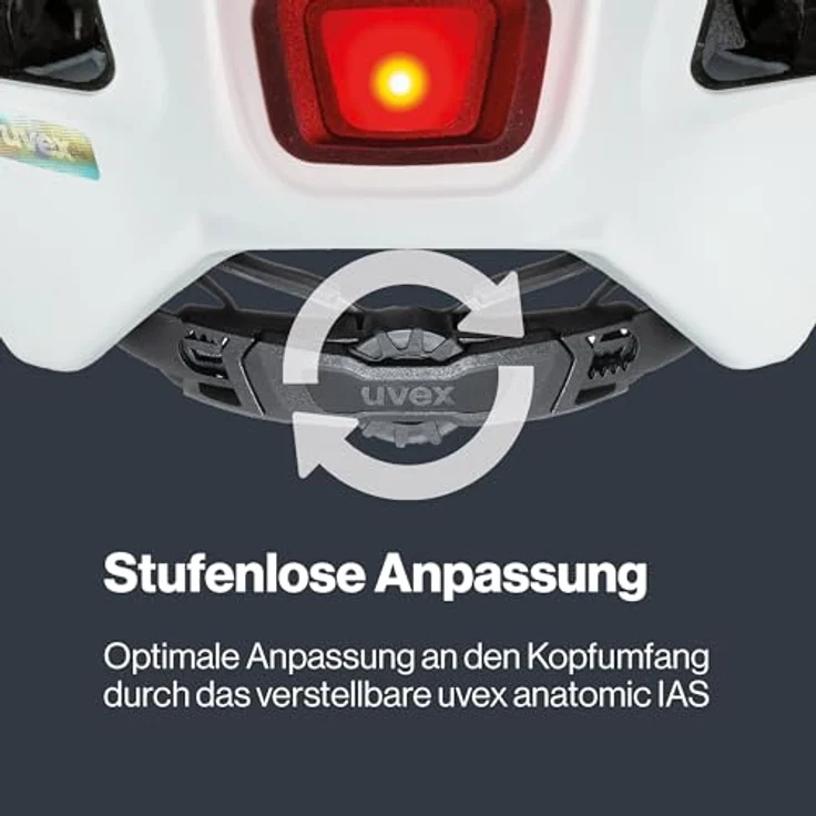 Uvex Sports Finale Visier, Velohelm mit integrierter Visierscheibe, Belüftungsöffnungen und reflektierenden Elementen, 56 - 61 cm – Bild 5