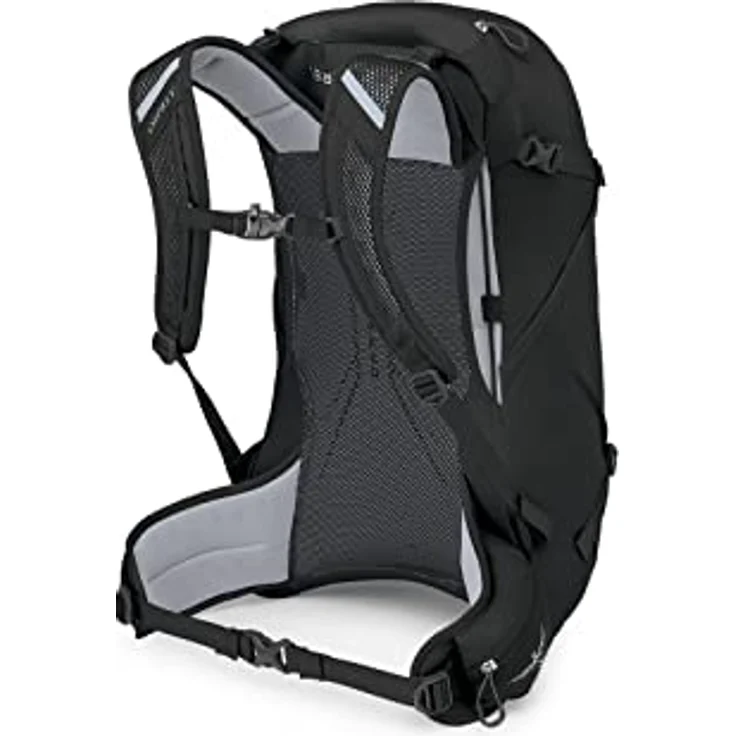Osprey Europe Hikelite 28 Black M/L, Wanderrucksack mit gespanntem Mesh Rückenplatte – Bild 4