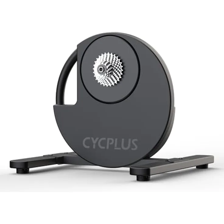 CYCPLUS R200 Fahrradtrainer, 2200W Bürstenloser Motor, 19% Steigungssimulation, BLE & ANT+ Dual Mode, Virtuelles Schalten, Super Leise für realistisches Indoor Cycling