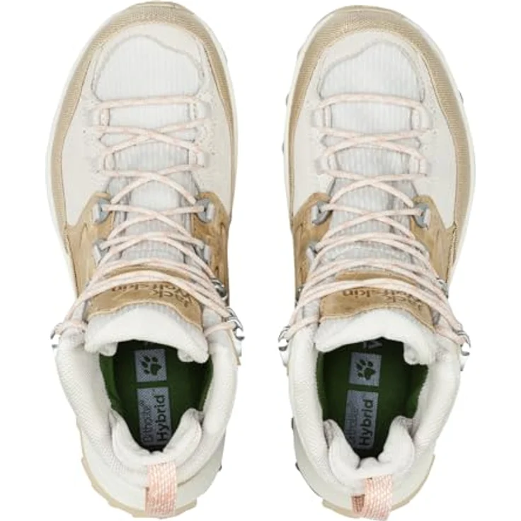 Jack Wolfskin Cyrox Texapore Mid W, Damen Wanderschuhe, atmungsaktiv und wasserdicht, Beige – Bild 4