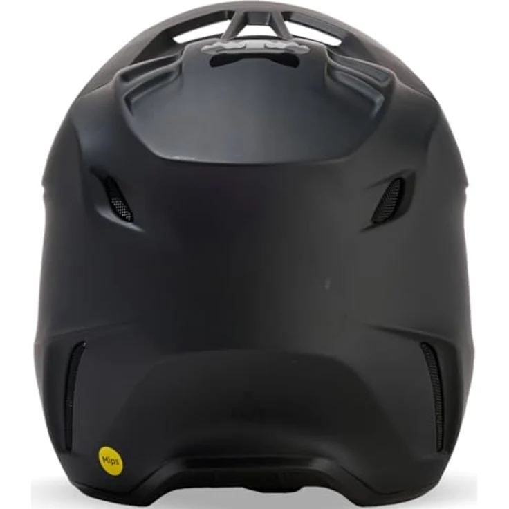 Fox V3 Solid MIPS Motocross Helm, Schwarz Matt, Sicherheitstechnologie mit Glasfaserverbundschale und Trinksystem, Größe S (55/56) – Bild 4