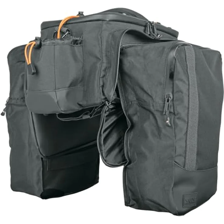 SKS Infinity Urban Trunkbag XL, 22 l Gepäckträgertasche, wasserabweisend mit ausklappbaren Seitentaschen, kompatibel mit MIK, AVS, KLICKfix und mehr – Bild 2